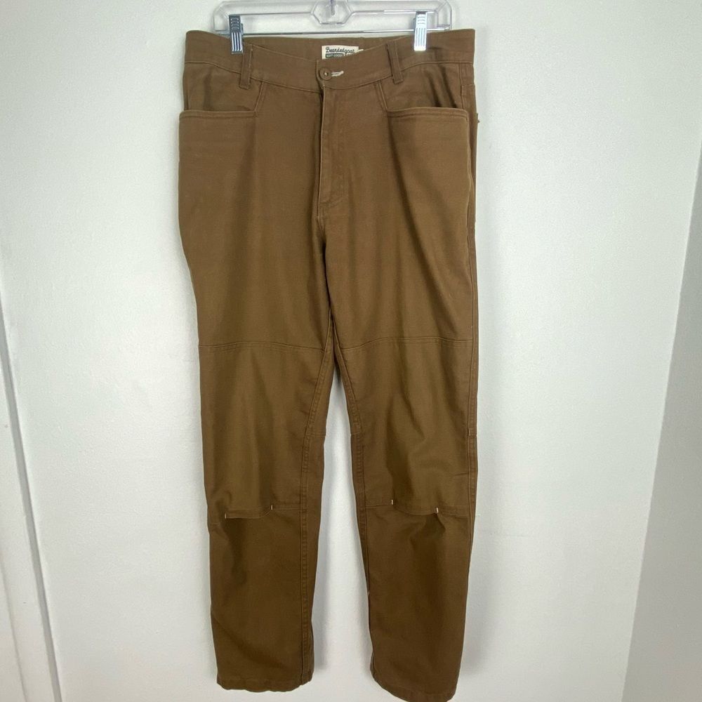 Bearded Goat Khaki Denim Pants Mens 34 Heavy Cotton Outdoor Adventure Athleisure